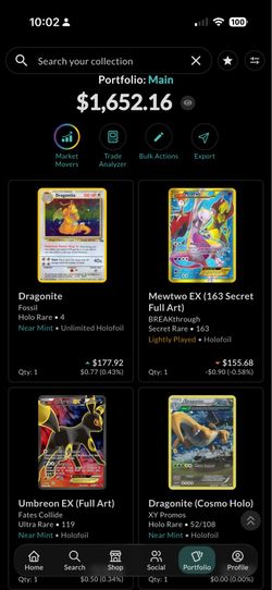 Pokemon cards for trade