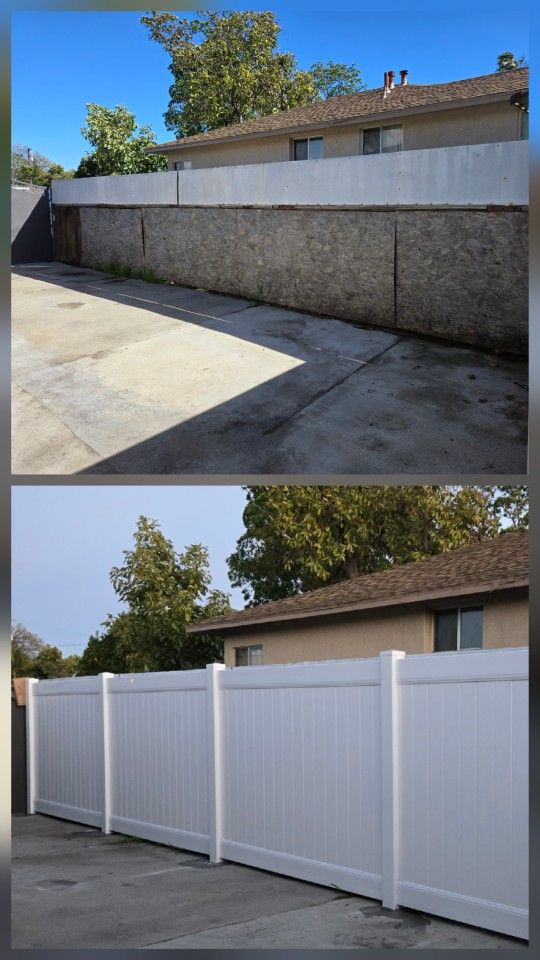 wall Extension Privacy Extension Wall Fence Vinyl Block Wall