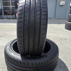 205 45 17 (2) (P24) TIRES GOODYEAR EAGLE F1 ASYMMETRIC 3 RUN FLAT    80% TREAD 