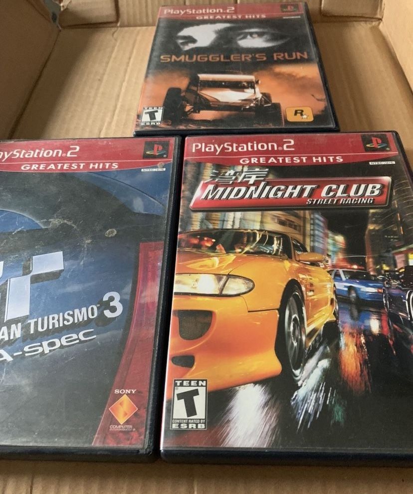 ps2 3 racing games playstation 2