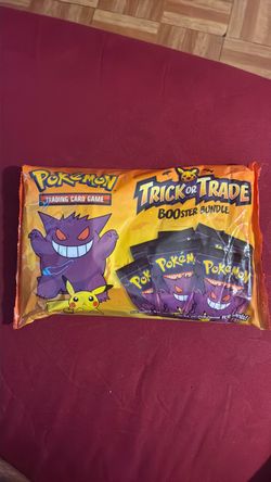 Factory sealed 2022 Pokémon TCG Trick or Trade BOOster Gengar Bundle 40 Packs