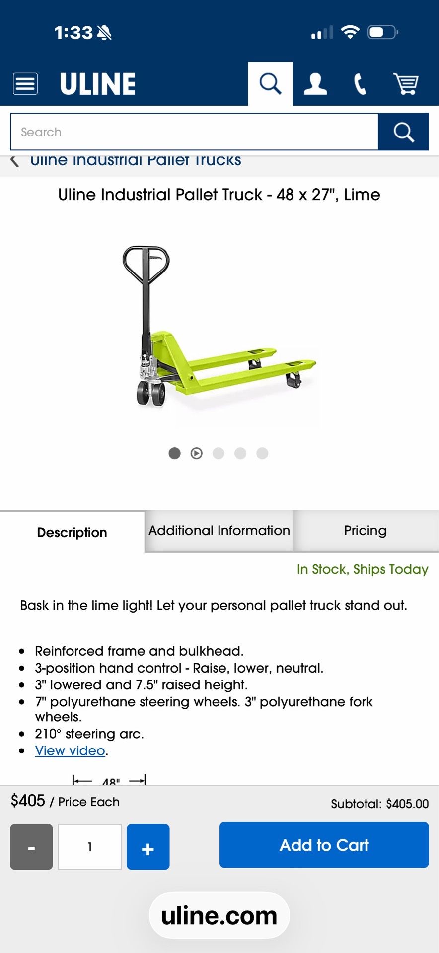 Pallet jack