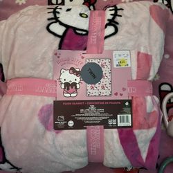Hello Kitty Valentines Day Blanket 