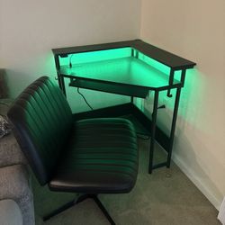 Computer Desk and Chair
