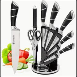 9 Piece Knife Set With Stand