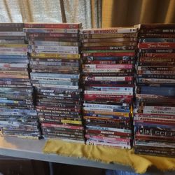 158 Factory Sealed DVD Movies Will Not Separate