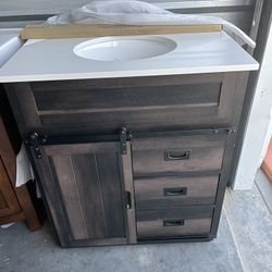 30 In. Vanity With Top 