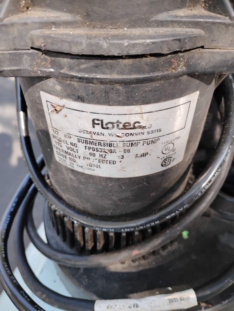 SUMP Pump Basically Only Used One time And It's A Good One