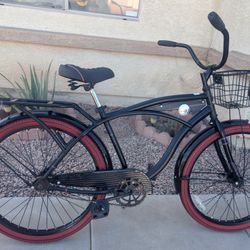 26"x2.35. HUFFY NEL LUSSO MENS BEACH CRUISER BIKE. 👌🏼