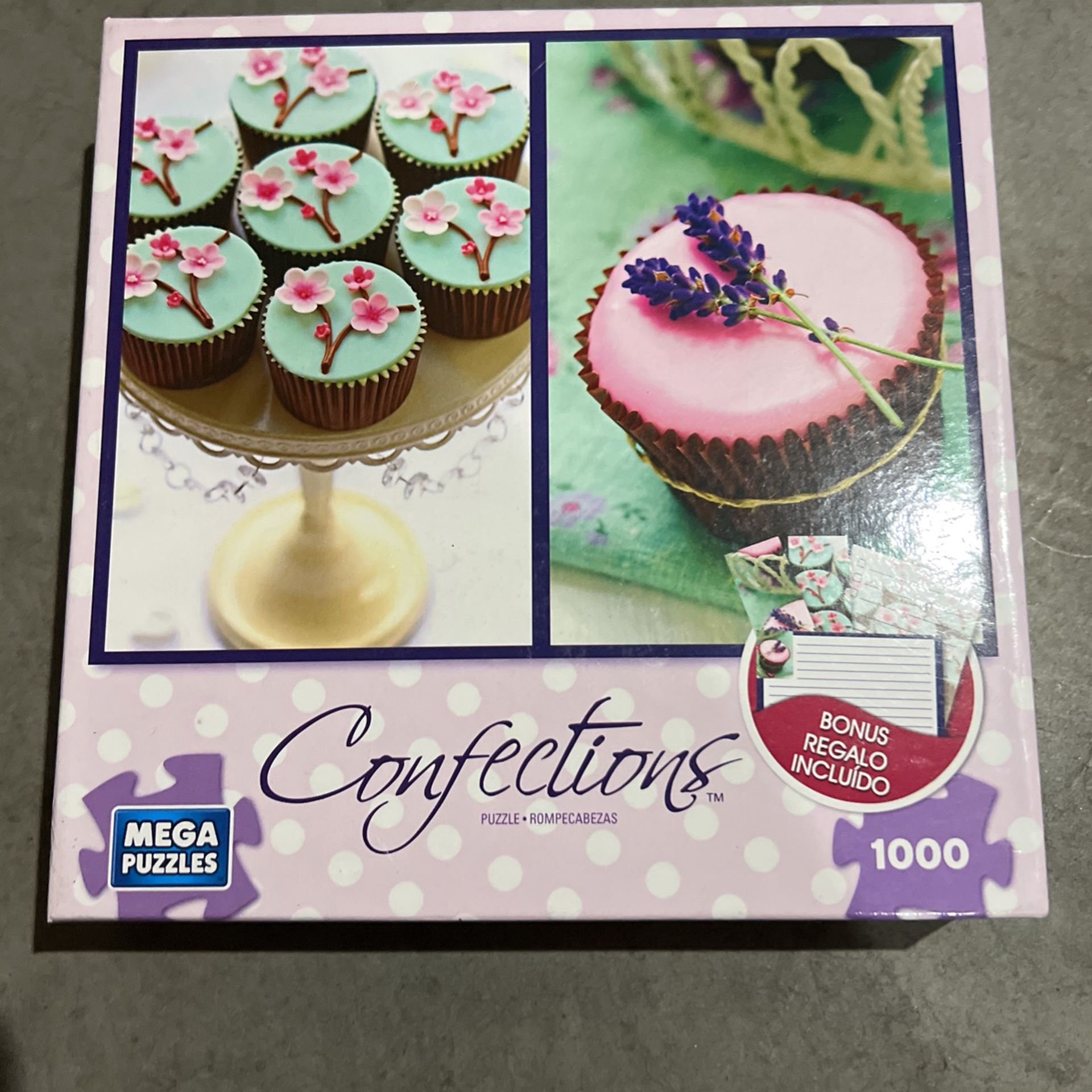 Cherry Blossom And Lavender Cupcakes  - Mega Puzzle 🅰️