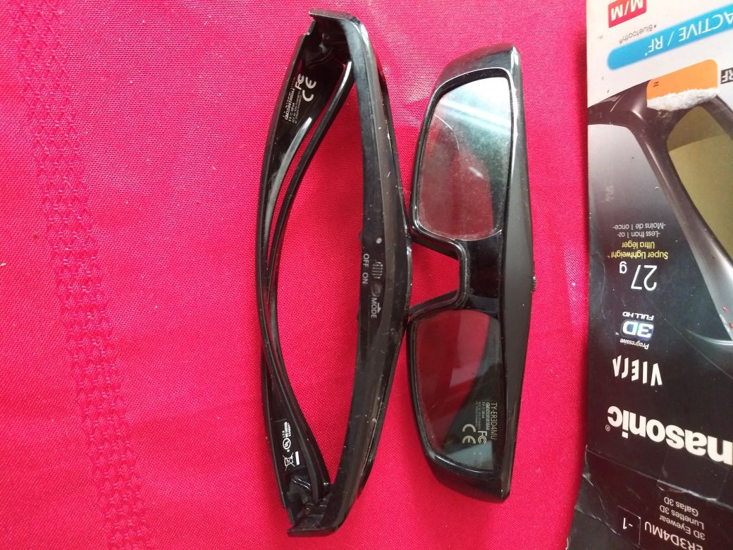 3D glasses Panasonic Viera super lightweight