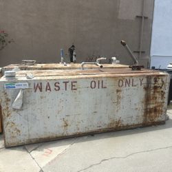 Waste oil tanks 