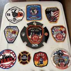 9-11   FDNY  Fallen Hero Patches & Pins