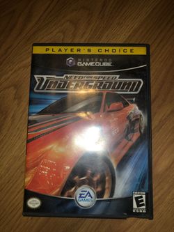 GameCube “ Need for speed” underground GAME