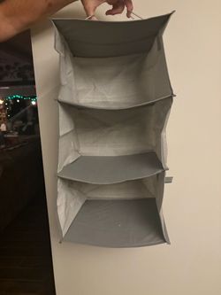 3-shelf hanging fabric closet organizer I do have 2 if interested