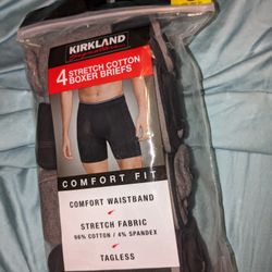 Men's 4 Pack Boxer Briefs.