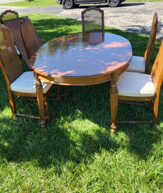Dinning Table Set Plus Table Protector