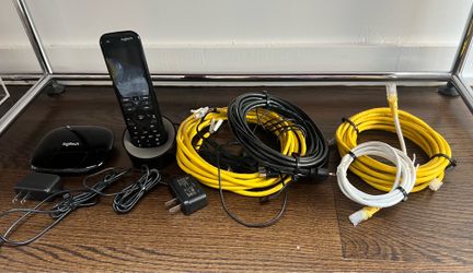 Logitech Harmony Elite Remote + Hub + Charging Cradle + IR Blasters Complete