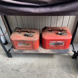 Two Fuel Cans For Boats