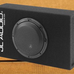 JL Audio Micro Sub Box 8" W3v3 Subwoofer Ported Enclosure 500 Watts CP108LG-W3v3 🚨 Payment Options Available 🚨 No Credit Needed 🚨