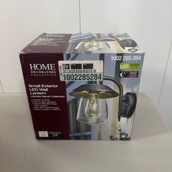 Home Decorators Collection Small Exterior LED Wall Lantern