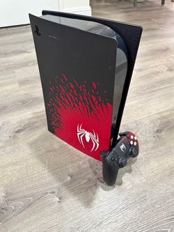 my PS5 Marvel's Spider-Man 2 Limited Edition Disc Console.
