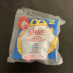 McDonald's Babe Cow Plush Toy 1995 Fast Food Premium Collectible