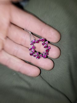 925 ruby neckless