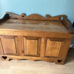 Toy Chest And Childs Rocker 