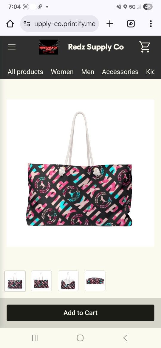 Weekender Bags!!! ππOrder yours here π
https://offerup.com/redirect/?o=UmVkei1zdXBwbHktY28ucHJpbnRpZnkubWU=