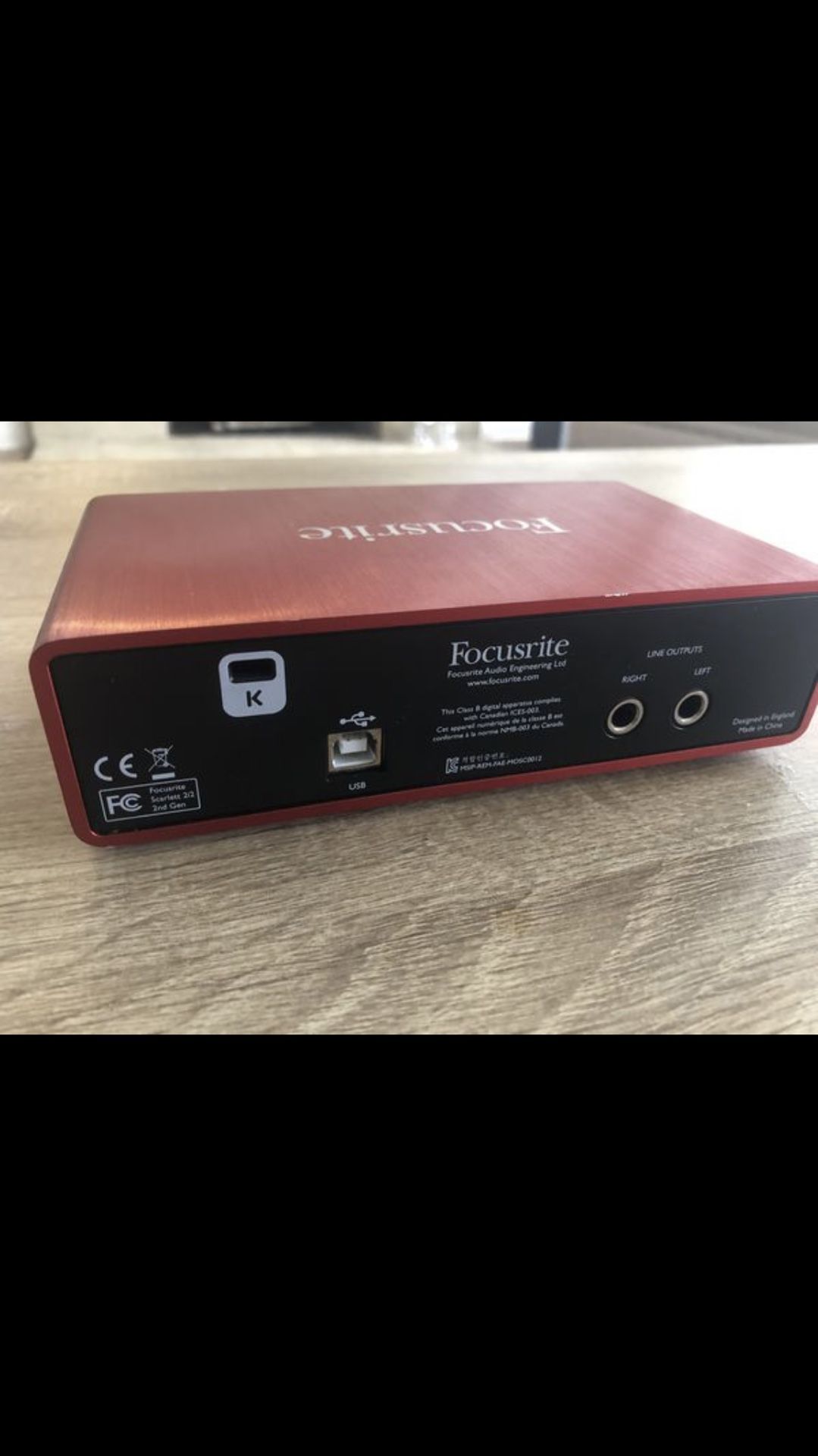 Scarlett 2i2 Audio Interface