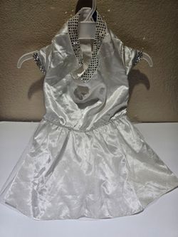 Wedding dog dress size large.