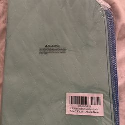 Washable underpads 18 x 24 - Pack Of 2
