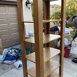 Oak Shelf Curio 