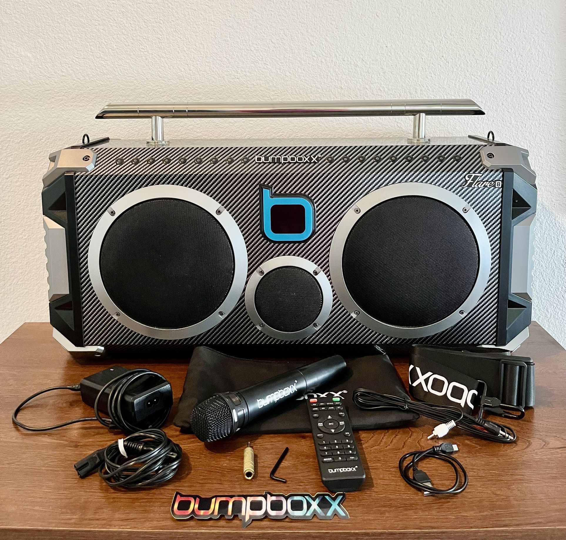 Bumpboxx Bluetooth Portable Speaker Boombox Flare8