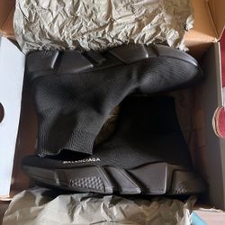 Balenciaga Speed Trainer Sneakers All Black