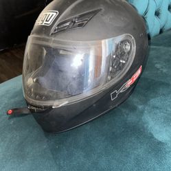 Riding Gloves And Helmet