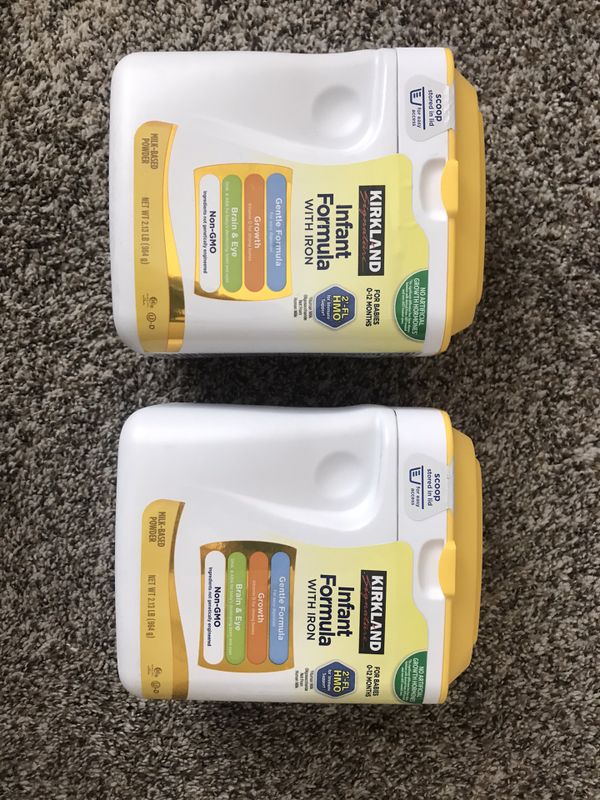 Kirkland Brand Infant Formula with Iron x2 for Sale in