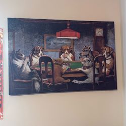 Photo Dogs Playing Poker