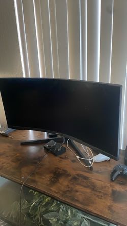 Samsung curved monitor