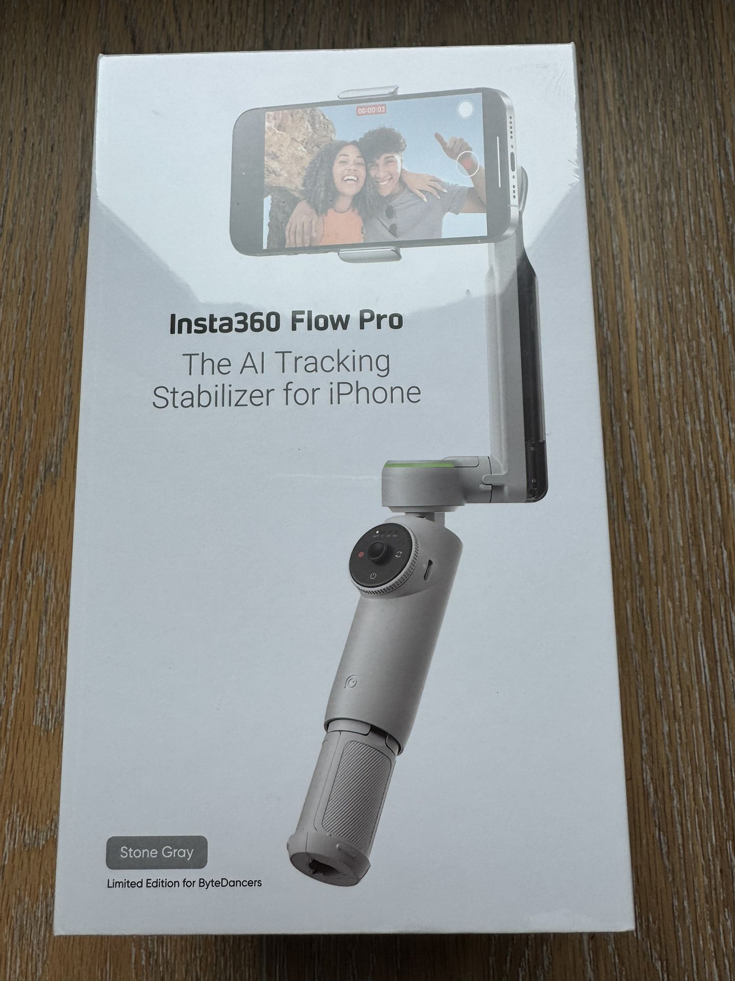 Insta360 Flow Pro (Ltd Ed TikTok) - New - Stone Grey - Gimbal Stablizer