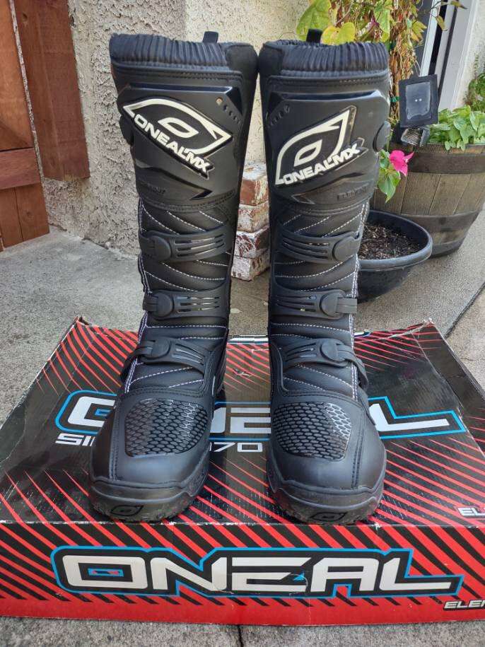 DIRTBIKE BOOTS SIZE 13 ONEAL ELEMENT