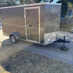 6x12 Enclosed Cargo Trailer! Great Deal For Someone!