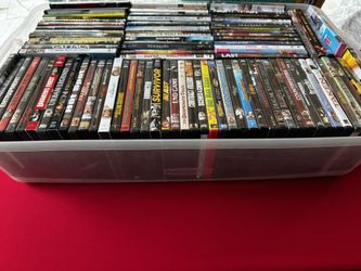 100 Mixed Dvds Movies Too Many Titles To List 
