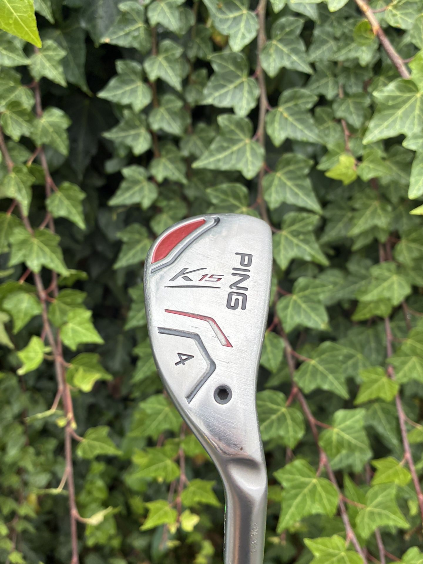 PING K15 4 Hybrid 22° — Mitsubishi Kurokage 80HY Stiff Flex shaft