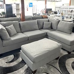Gray Sectional 