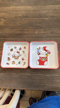 Christmas Hello kitty baking dishes