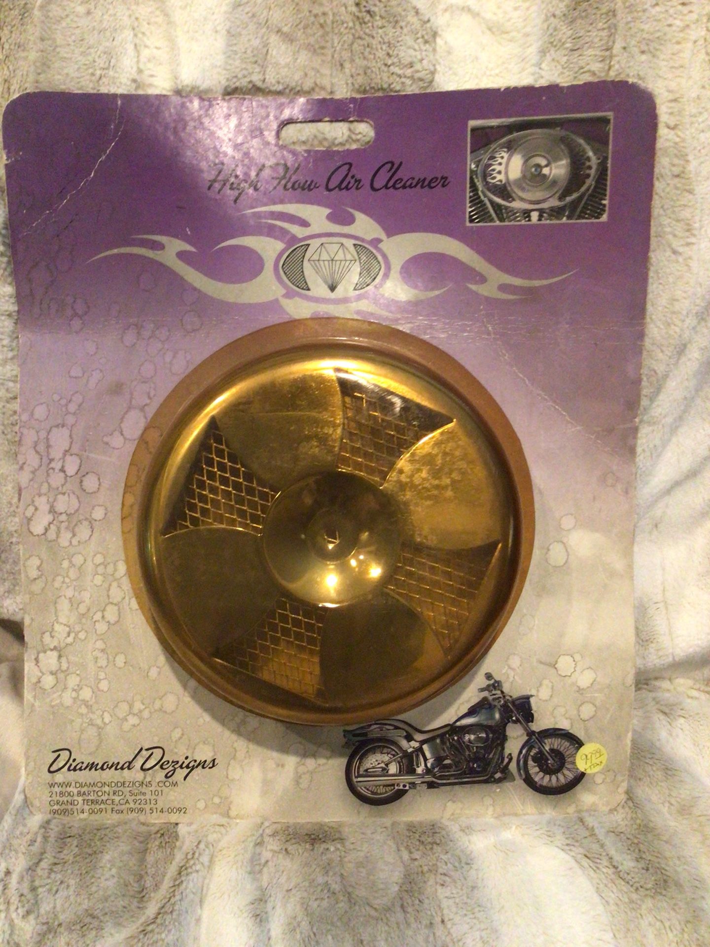 Harley Davidson Motorcycle Airflow Cleaner
