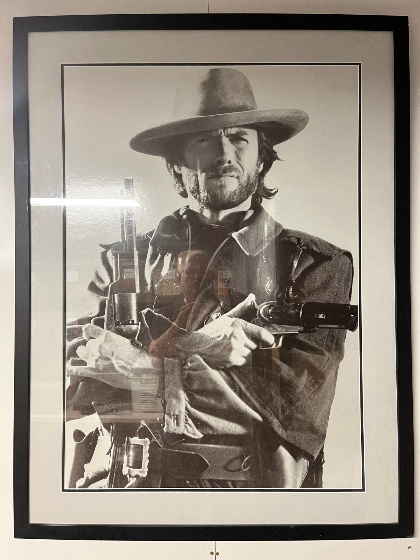 Clint Eastwood Poster Professionally Framed 42”X32”