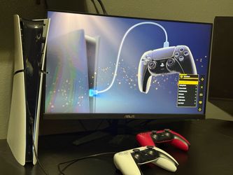 ps5,Monitor, controllers